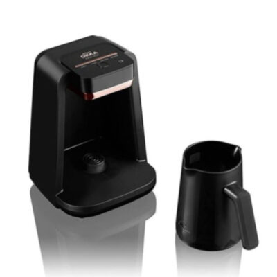 CAFETIERE TURC 1-5 TASSES BLACK+AGITATEUR DE LAIT OK0016-R