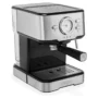 Cafetière expresso Princess 249412 en Inox avec porte-filtre et buse vapeur