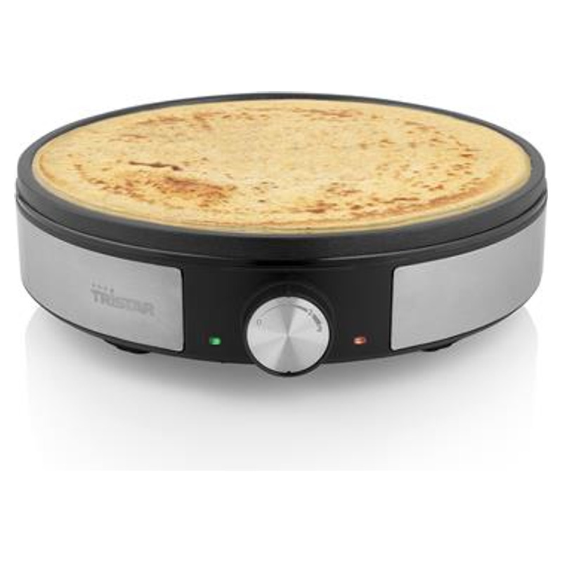 Crêpière électrique Tristar BP-2638 1200 W Inox avec crêpe
