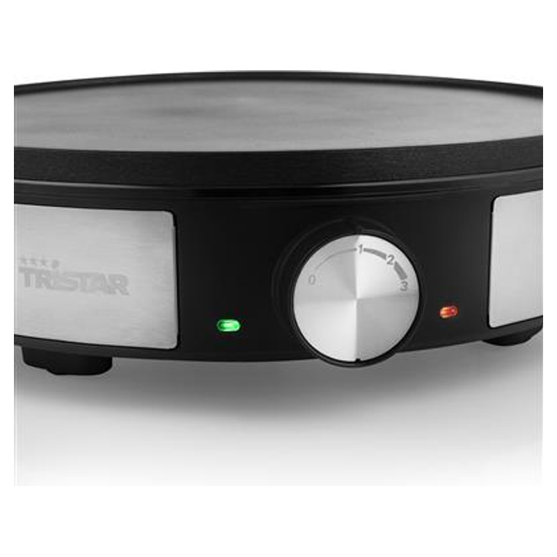 Thermostat réglable et témoins lumineux de la crêpière Tristar BP-2638