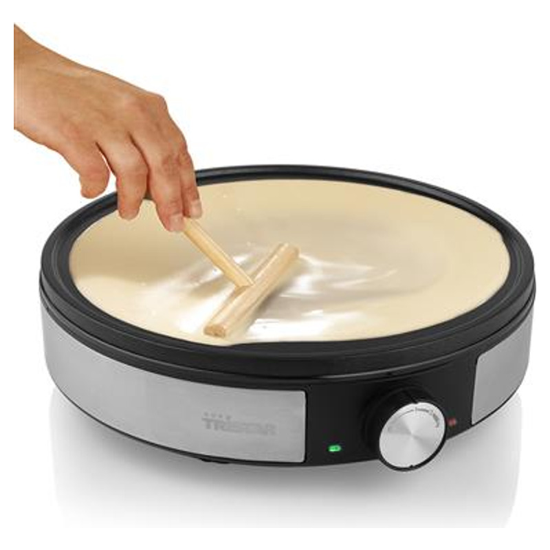 Utilisation de la crêpière Tristar BP-2638 avec répartiteur de pâte