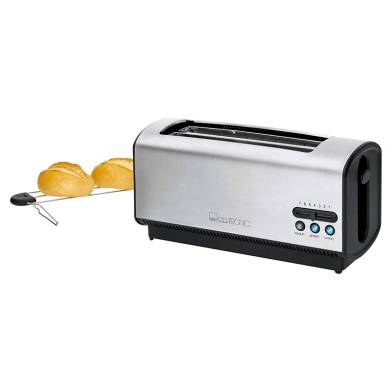 Grille-pain Clatronic TA 3687 avec support amovible pour petits pains