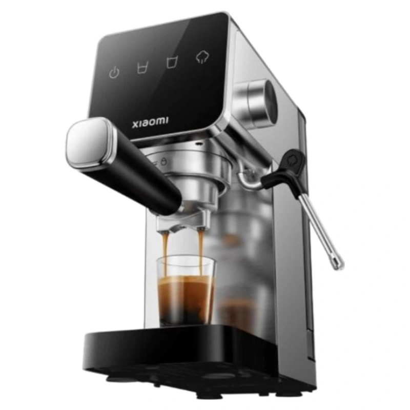 Machine à expresso Xiaomi 62204 préparant un café avec double écoulement