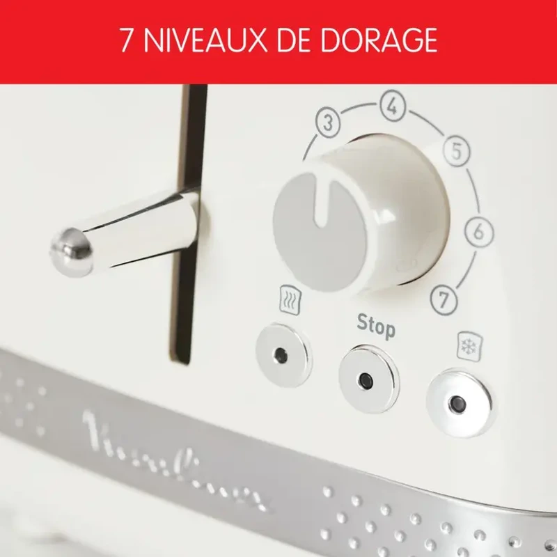 Thermostat du grille-pain Moulinex LT300A10 avec 7 niveaux de dorage