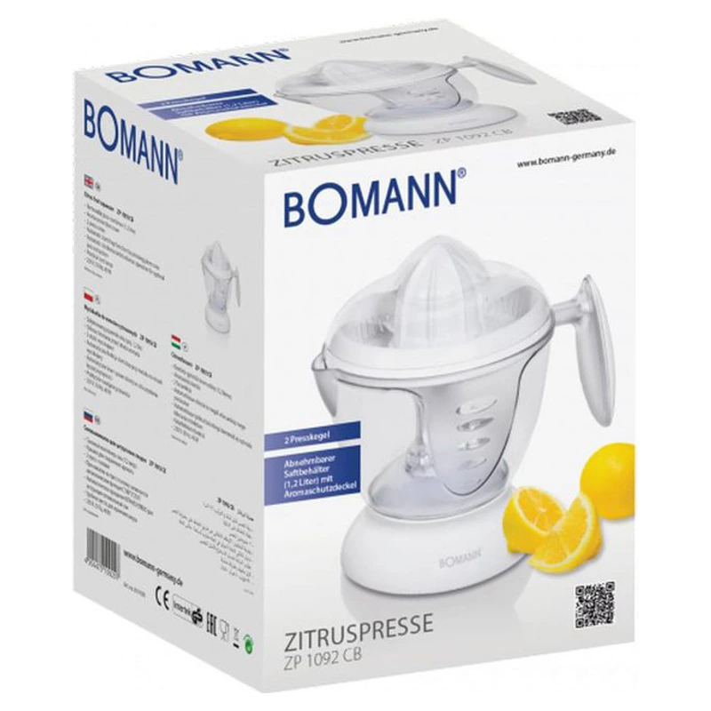 Boîte du presse-agrumes Bomann ZP 1092 CB 40 W