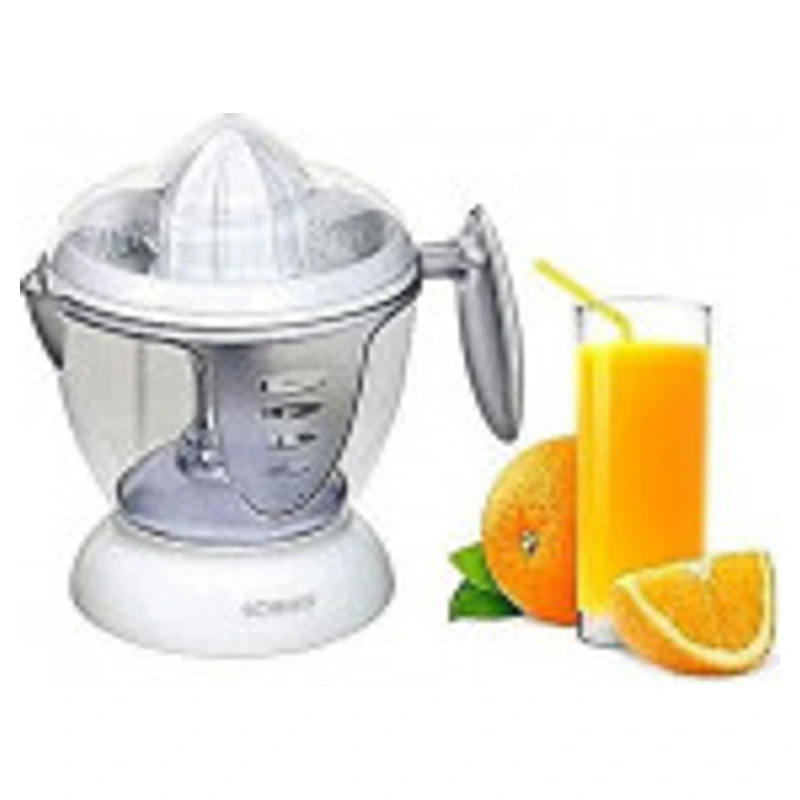 Presse-agrumes Bomann ZP 1092 CB présenté avec un verre de jus d’orange