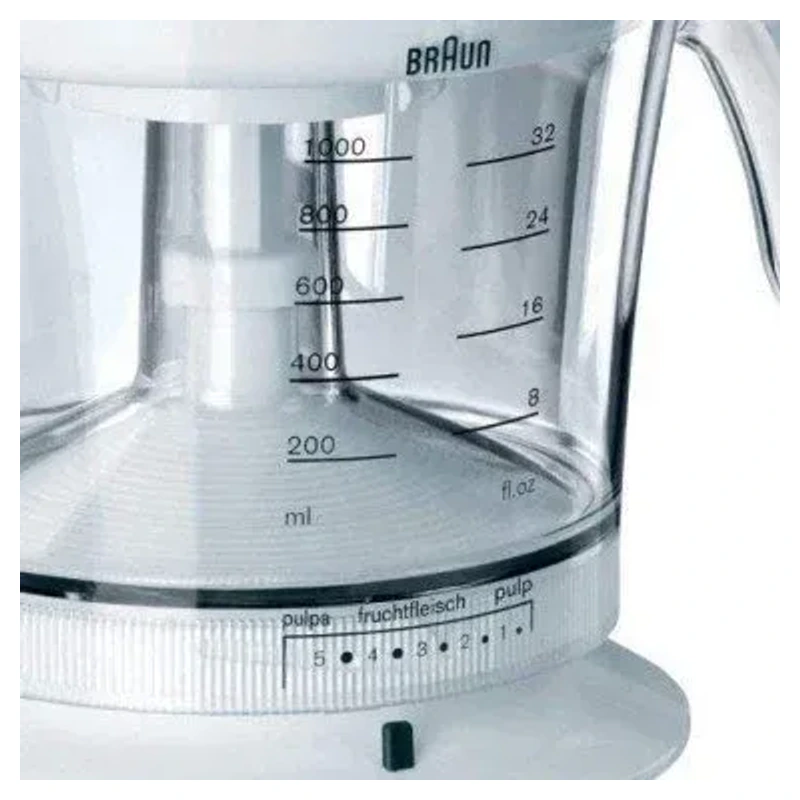 Cône de pressage et couvercle transparent du Braun Multiquick 3 MPZ9