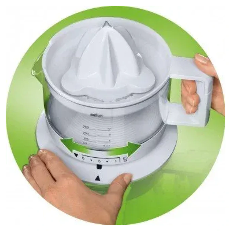 Cône de pressage et couvercle transparent du Braun Multiquick 3 MPZ9