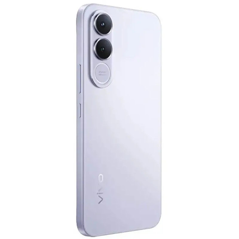 Vue arrière en perspective du Vivo V70 FE 5G Silver