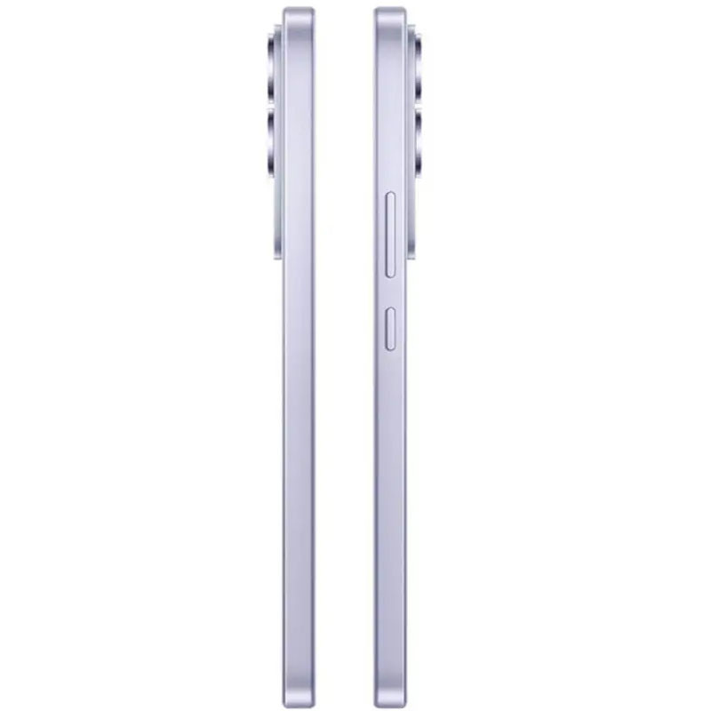 Profil latéral du Smartphone Vivo V70 FE 5G Silver