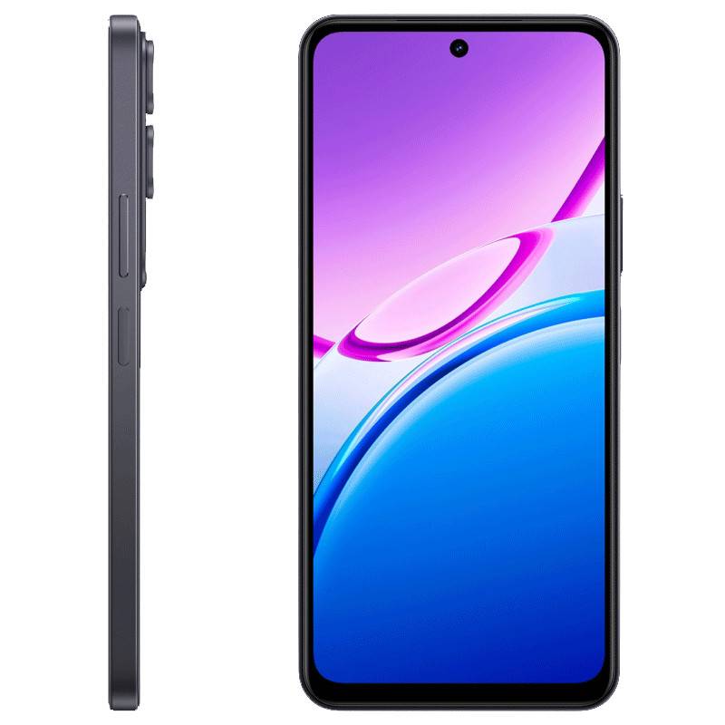 Smartphone Vivo Y31 5G Black vu de dos et de côté