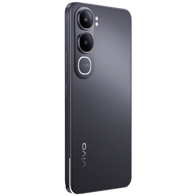 Smartphone Vivo Y31 5G Black avec écran et profil latéral