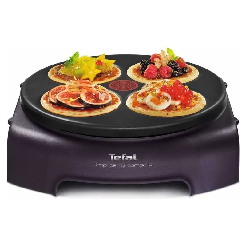Tefal Crep’Party Compact PY303633 avec quatre crêpes sucrées garnies