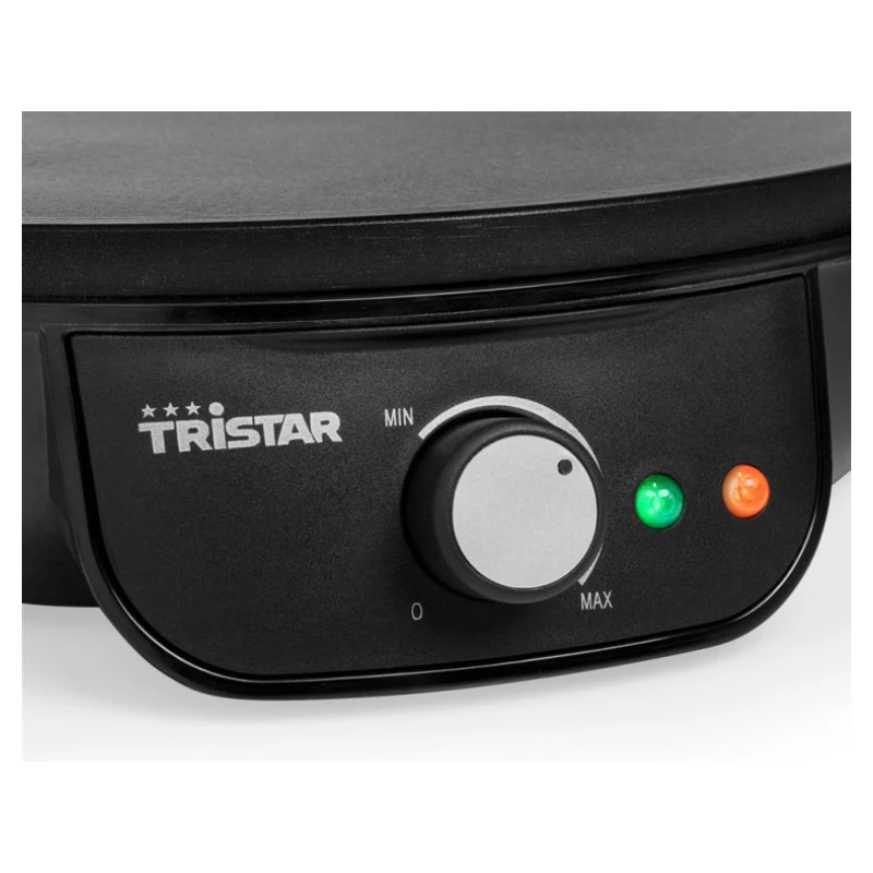 Thermostat réglable et témoins lumineux de la crêpière Tristar