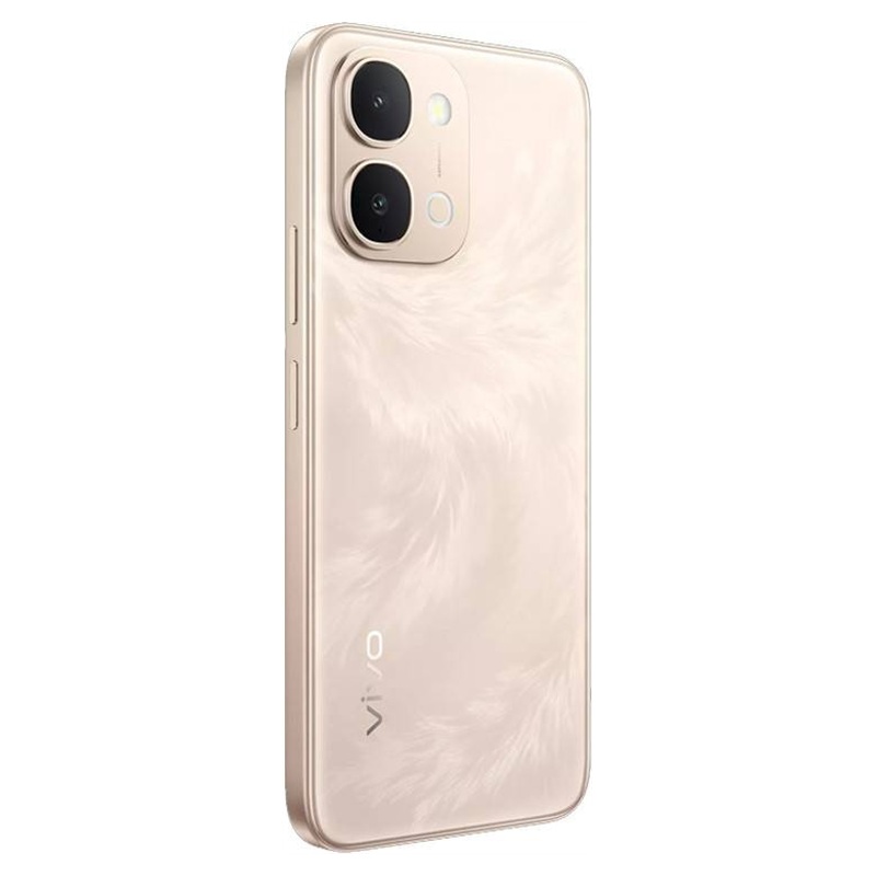 Smartphone Vivo Y31d Gold, vue arrière gauche
