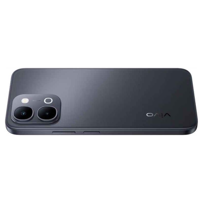 Smartphone Vivo Y31d Grey en position horizontale, vue arrière