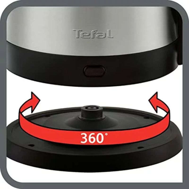 Base pivotante à 360 degrés de la bouilloire Tefal KI431D10