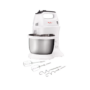 Batteur Moulinex HM3121B1 de 300 W avec bol inox de 3,5 litres, fouets et crochets pétrisseurs