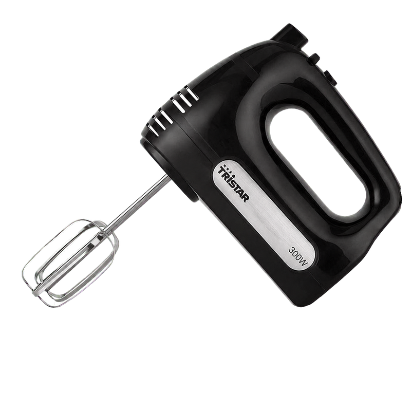 Batteur électrique TRISTAR MX-4201 noir de 300 W équipé de deux fouets métalliques