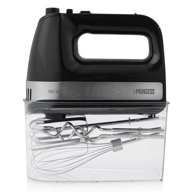 Batteur Princess 500 W avec boîte de rangement et accessoires