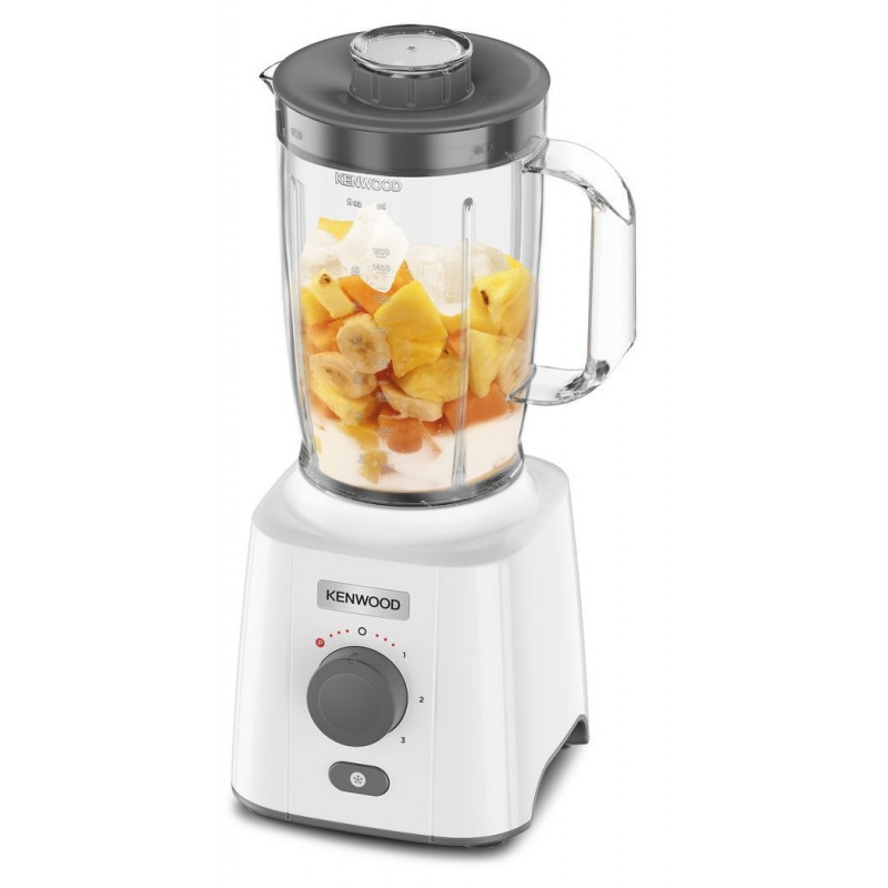 Blender Kenwood BLP41.A0WH 650 W avec bol de 2 L et fruits
