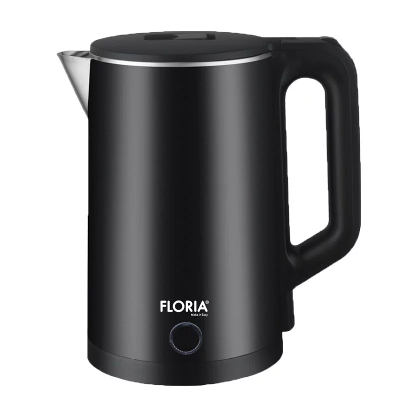 Bouilloire électrique Floria ZLN4919 noire de 2 litres