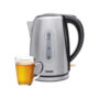 Bouilloire Princess 236016 en inox accompagnée d’une tasse de thé