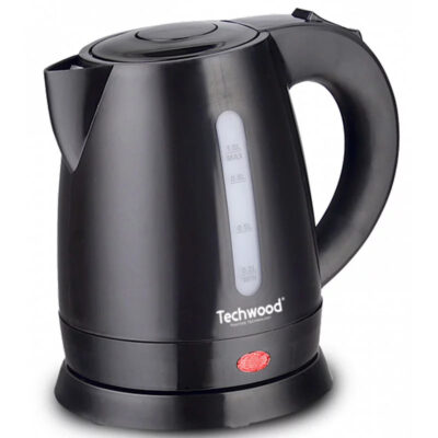 BOUILLOIRE TECHWOOD NOIR 1LITRE 1350W/1600W TB-1036