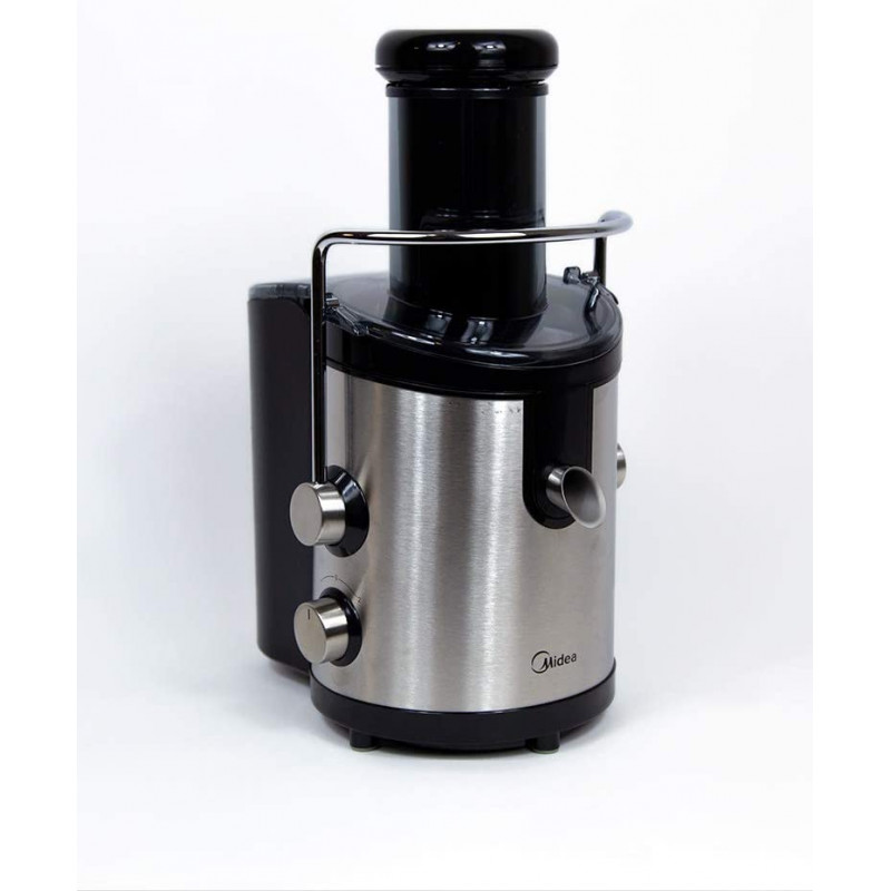 Vue trois-quarts de la centrifugeuse Midea 600 W