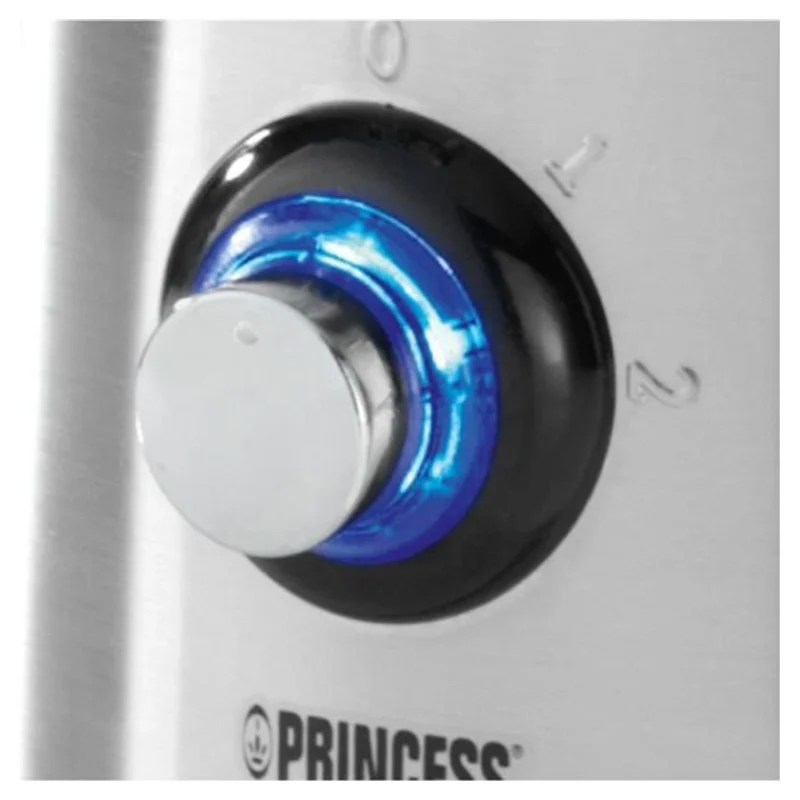Bouton lumineux avec deux vitesses de la centrifugeuse Princess 203040