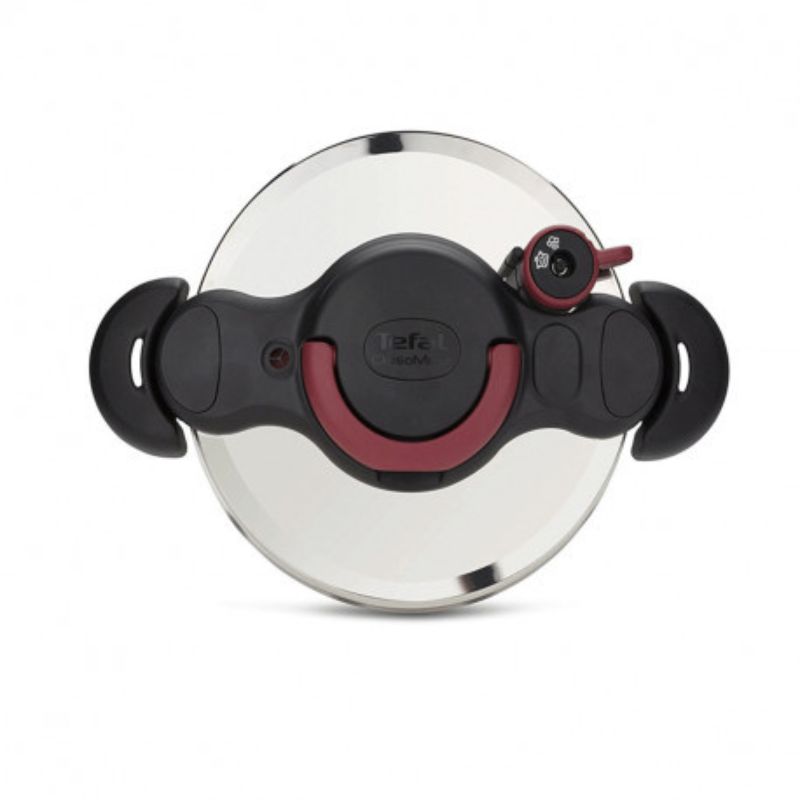Vue du dessus du couvercle de la cocotte Tefal ClipsoMinut’ Easy