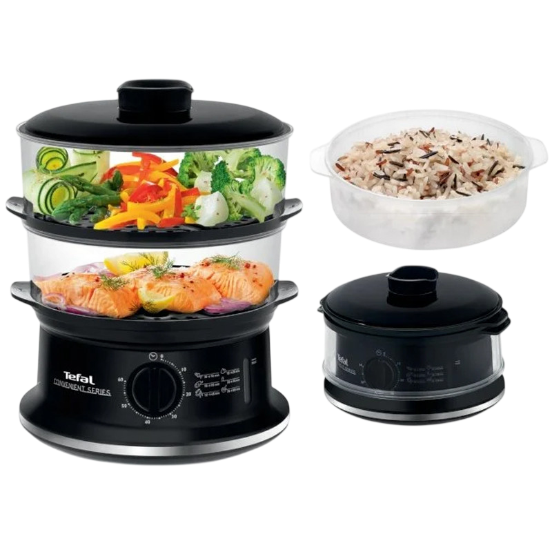 Cuiseur à vapeur Tefal VC 140131 avec accessoires et bols de cuisson