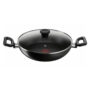Faitout Tefal Delicia noir de 24 cm avec couvercle en verre