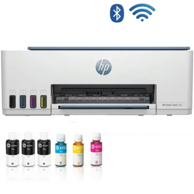 Imprimante HP Smart Tank 585 couleur 3EN1 WIFI + 6 Bouteilles d’encre HP