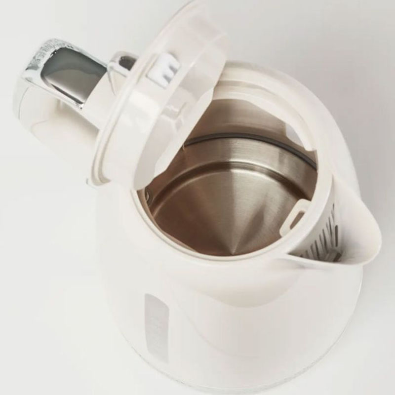 Intérieur en inox de la bouilloire Moulinex Soleil BY320A10