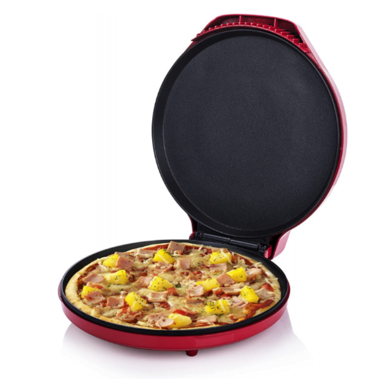 Pizza Maker Princesse 30 cm 1450W 115001 ouvert avec pizza