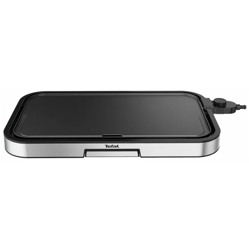 Plancha électrique Tefal CB631D10 noire et inox avec thermostat réglable