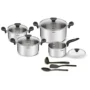 Set de cuisson Primary 11 pièces E308SB74 avec marmites, casserole, couvercles et ustensiles