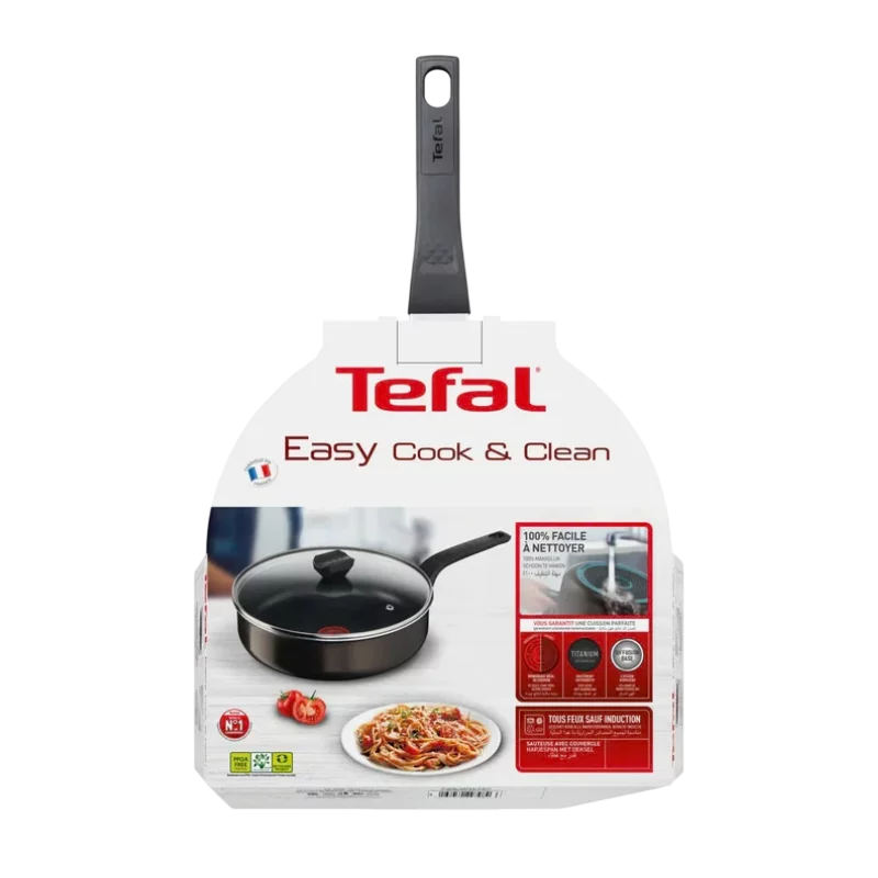 Sauteuse Tefal Easy Cook and Clean avec étiquette produit