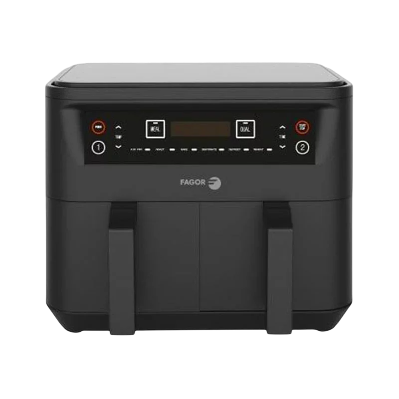 Air Fryer Fagor FG0702 double cuve 8 litres 1700 W noir