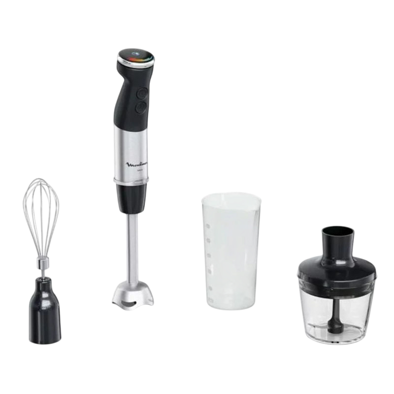 Mixeur plongeant Moulinex Quickchef+ 1000 W noir et inox