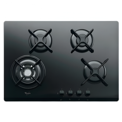 PLAQUE DE CUISSON 4 FEUX EN VERRE +THERMOCOUPLE AKT 5000/NB