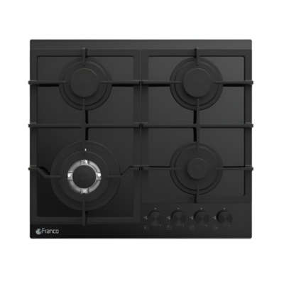 PLAQUE DE CUISSON FRANCO 4 FEUX 60 CM VITRO NOIR FR 447-BF