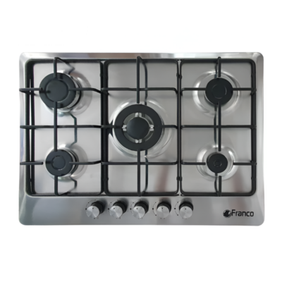 PLAQUE DE CUISSON FRANCO 5 FEUX INOX 70 CM FR-453 IF