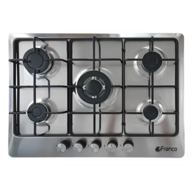 PLAQUE DE CUISSON FRANCO 5 FEUX INOX 70350-I