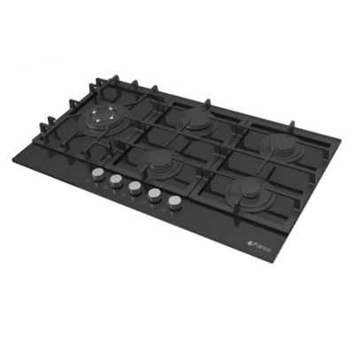 PLAQUE DE CUISSON FRANCO 5F VITRO NOIR 90 CM FR-458 BF