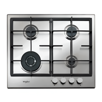 PLAQUE WHIRLPOOL 4 FEUX INOX + THERMOCOUPLE GMA 6422/IX