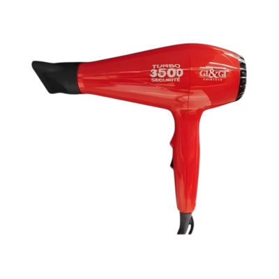 SÈCHE-CHEVEUX GI&GI TURBO SÉCURITÉ 3500 1900–2200 W – NOIR OU ROUGE