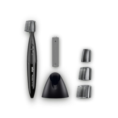 Tondeuse de précision Braun à pile avec 2 peignes PT 5010